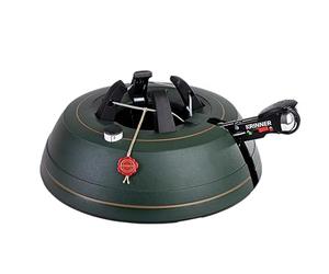 Krinner® Ultra Grip 94245 Support XL pour sapin de Noël, avec pédale mono-corde, cloche de sécurité et réservoir d'eau de 4,5 l pour hauteur d'arbre jusqu'à 3 m, fabriqué en Allemagne, vert (mat)