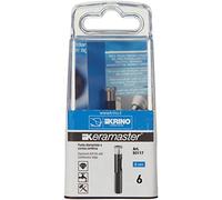 Krino 031170600 Fraise diamantée keramster pour grès, céramique et carrelage, perçage à eau, acier, 6 mm