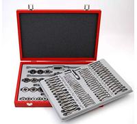 Krino 17012600 tarauds et filières HSS M + MF 2 ÷ 18 pour garages et ateliers, Lot de 110 pièces, acier