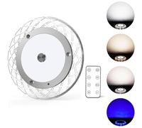 Kriogor 12V Lumières Intérieure à LED Lampe Eclairage, Plafonnier LED RV 81 LEDs avec Interrupteur, 600LM réglable RV de Toit de Lampes pour Camping-Car, Bateau, Caravane