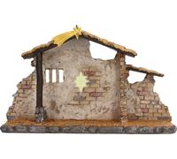 Krippe Szene feine lebhafte Details Weihnachtskabinen Shed Statue für Urlaub Desktop Dekoration Geschenke