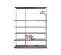 KRIPTONITE bibliothèque murale KROSSING MAXI H 161 cm avec base pour support au sol (L 150 cm Aluminium - Métal)
