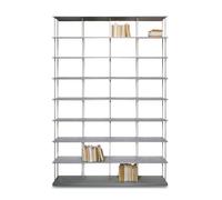 KRIPTONITE bibliothèque murale KROSSING MIDI 160 x H 203 cm avec base pour support au sol (Aluminium - Métal)