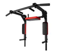 Kripyery Barre de traction, barre de traction murale, station de dip, barre de traction robuste, équipement de fitness d'intérieur pour la maison, supporte jusqu'à 200 kg, noir