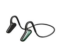 Kripyery Écouteurs sans fil à conduction osseuse Bluetooth 5.2 - Étanche - Universel - Pour le sport, la natation, le cyclisme, la conduite, le travail (vert)