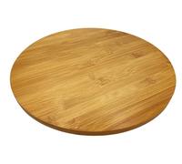 Krisberg plateau a pizza en bambou 35cm rotatif KS2637