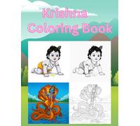 Krishna coloring book for kids: 35+ Delightful Scenes of Krishna's Playful Moments - Designed for Fun and Creative Coloring!