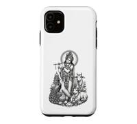 Krishna Flûte de dévotion sacrée divinité hindoue Coque pour iPhone 11