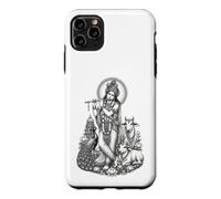 Krishna Flûte de dévotion sacrée divinité hindoue Coque pour iPhone 11 Pro Max