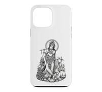 Krishna Flûte de dévotion sacrée divinité hindoue Coque pour iPhone 13 Pro Max