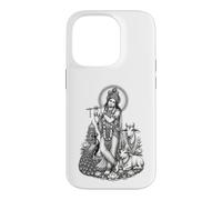 Krishna Flûte de dévotion sacrée divinité hindoue Coque pour iPhone 14 Pro