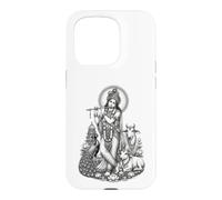 Krishna Flûte de dévotion sacrée divinité hindoue Coque pour iPhone 15 Pro