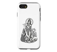 Krishna Flûte de dévotion sacrée divinité hindoue Coque pour iPhone SE (2020) / 7/8