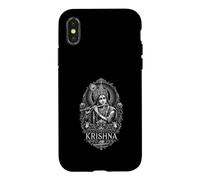 Krishna Radha Flûte Lotus Hindou Devotion Coque pour iPhone X/XS
