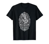 Krishna Radha Flûte Lotus Hindou Devotion T-Shirt
