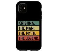 Krishna The Man The Myth The Legend Citation personnalisée Amusante Coque pour iPhone 11