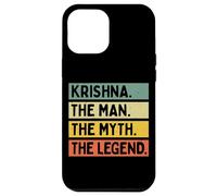 Krishna The Man The Myth The Legend Citation personnalisée Amusante Coque pour iPhone 12 Pro Max