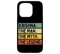 Krishna The Man The Myth The Legend Citation personnalisée Amusante Coque pour iPhone 15 Pro