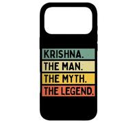 Krishna The Man The Myth The Legend Citation personnalisée Amusante Coque pour iPhone 17 Pro Max