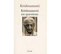 Krishnamurti en questions - Jiddu Krishnamurti - Stock - broché - Essai