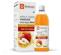 Krishna's Apple Cider Vinegar 1000 ml | Raw, Unfiltered, Unpasteurized | with the Mother