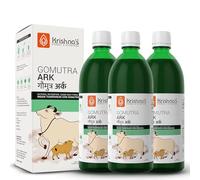 Krishna's Gomutra Ark | Détoxifiant naturel | Go Ark 100 % pur et naturel | Tharparakar Gomutra indien | Jus sans sucre sans couleur ni saveur ajoutée - 1 litre (lot de 3)