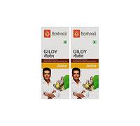 Krishna's Herbal & Ayurveda Giloy Guduchi Juice Booster immunitaire 500 ml (lot de 2)