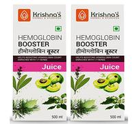 Krishna's Herbal & Ayurveda Jus booster d'hémoglobine - 500 ml (lot de 2)