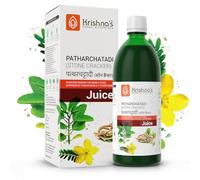 Krishna's Patharchatadi Jus - 1000 ml | Dissoudre ou casser la pierre | Bonté du pashanbhed, des adultes, du kutki et de l'amla | Mélange d'herbes ayurvédiques pour les reins