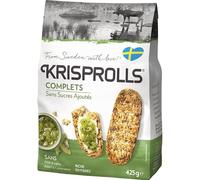 KRISPROLLS - Pain Complets Sans Sucres Ajoutés 425G - Lot De 4