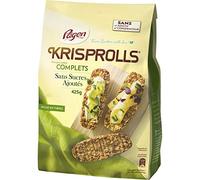 KRISPROLLS - Pain Complets Sans Sucres Ajoutés 425G - Lot De 4 - Offre Special
