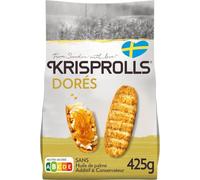KRISPROLL'S - Pains Dorés Croquants à la Texture Légère pour un Petit-Déjeuner Gourmand (425g) - Le Lot De 4