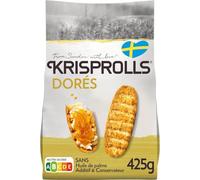 KRISPROLL'S - Pains Grillés Dorés au Blé et Malt d'Orge - Recette Authentique - Le paquet de 425g - Le Lot De 5