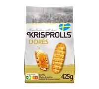 KRISPROLLS - Petits Pains Suédois Dorés - Sans Huile De Palme - Sans Additif Ni Conservateur - 425g