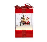 Krist+ Boule de neige Snowball Box Rouge Plastique Polyresin 13 x 21 x 13 cm