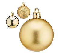 Krist+ Boules de Noël Ø 5 cm 24 unités Doré Plastique