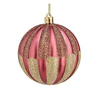 Krist+ Boules de Noël 6 unités Rose Plastique