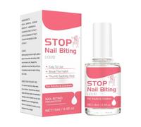 Kristallgel 15ML Nail Biting Prevention Polish Stop Nail Biting Polish | .5fl Oz Nail Stopper For Kids & Adults & Effective Taste Thumb Stop Nail Polish For Kids Gel compatible with (Pink, One Size)