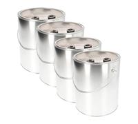 KRISTEN Boîte à feu - 5L - 4 pièces - Lampe torche de jardin en étain, Bougie de jardin, Bougie d'extérieur, Torche de jardin