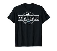 Kristianstad Poster de voyage Motif phare de Suède T-Shirt