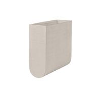 Kristina Dam Studio Boîte de Rangement Incurvée Petit Gris