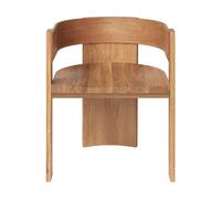 Kristina Dam Studio Chaise Collector Chêne-noyer laqué chaud