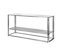 Kristina Dam Studio Console pliable 124x60 cm Acier inoxydable brossé