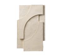 Kristina Dam Studio Décoration murale Serif Relief M Off white