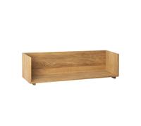 Kristina Dam Studio Étagère murale Stack oak. consoles en noyer huilé foncé