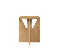 Kristina Dam Studio Tabouret Simple Chêne Laqué Chaud