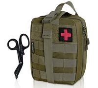 KrisVie Trousse de Secours, Vide Kit de Survie,Trousse Polyvalente pour Les Premiers Soins à l'extérieur,au Camping, à la Pêche,à l'armée,à la Randonnée,sur Le Terrain,Trousse Médicale Sauvetage