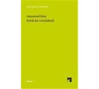 Kritik der Urteilskraft Kant, Immanuel (Auteur)