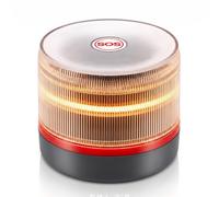 Kriwis Warning Beacon baliza v16 homologada dgt 3.0 Emergency Light Car LED 360° 1 km | IP54Impermeable | with Battery Indicator and Magnetic Base