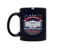 KRIXIAVIKA Tasse à café Donald Trump Inauguration Day 2025 47th President 47 avec drapeau américain, 325 ml